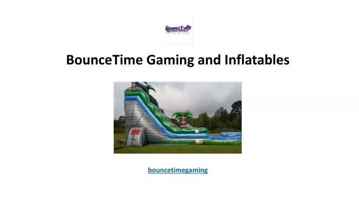 bouncetime gaming and inflatables bouncetimegaming