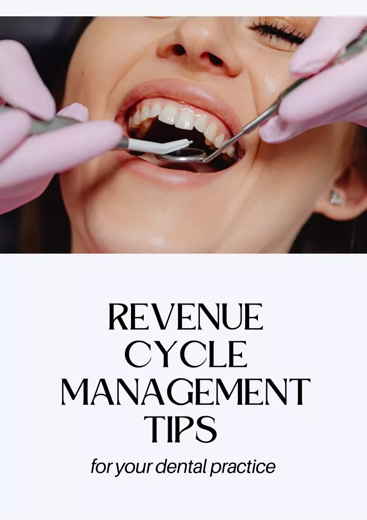 revenue cycle management tips for your dental