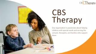 cbs therapy