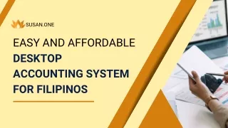 Desktop Accounting System for Filipinos - Susan.one