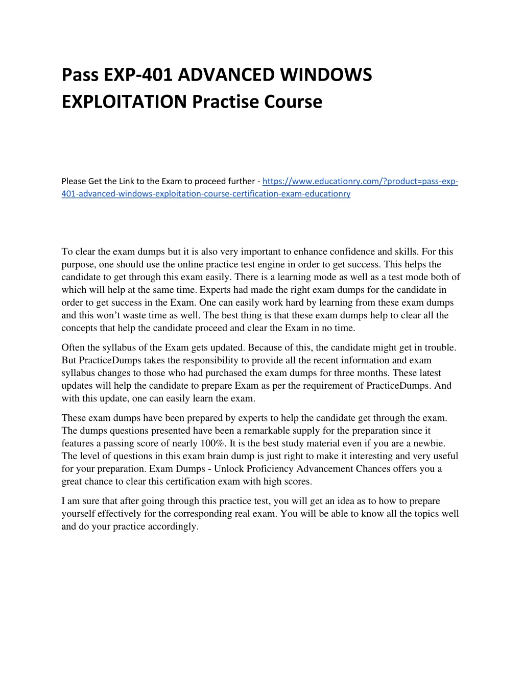 PPT - EXP-401 ADVANCED WINDOWS EXPLOITATION Course PowerPoint ...