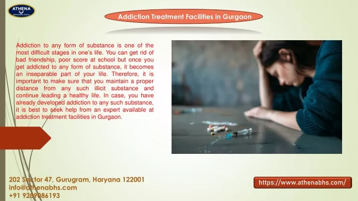 addiction treatment facilities in gurgaon