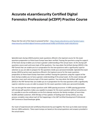 accurate elearnsecurity certified digital