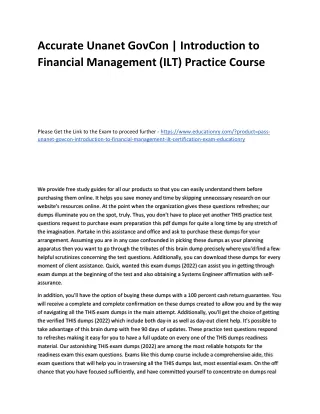 accurate unanet govcon introduction to financial
