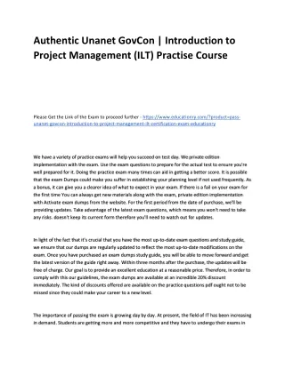 authentic unanet govcon introduction to project