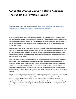 authentic unanet govcon using accounts receivable