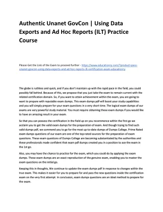 authentic unanet govcon using data exports
