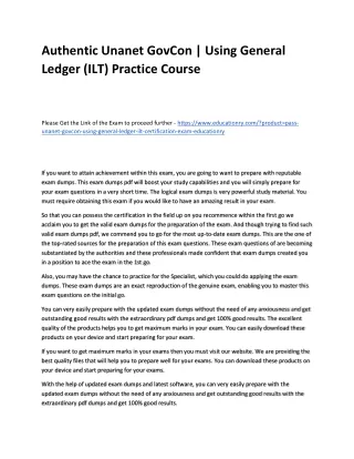 authentic unanet govcon using general ledger