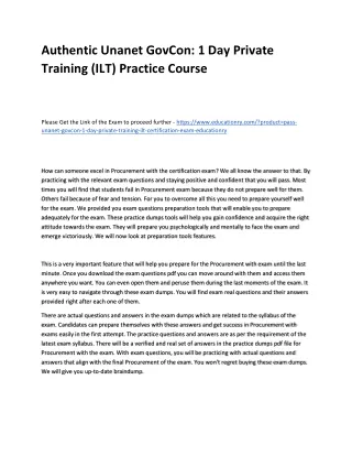 authentic unanet govcon 1 day private training