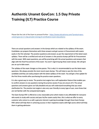 authentic unanet govcon 1 5 day private training