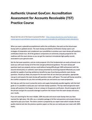 authentic unanet govcon accreditation assessment