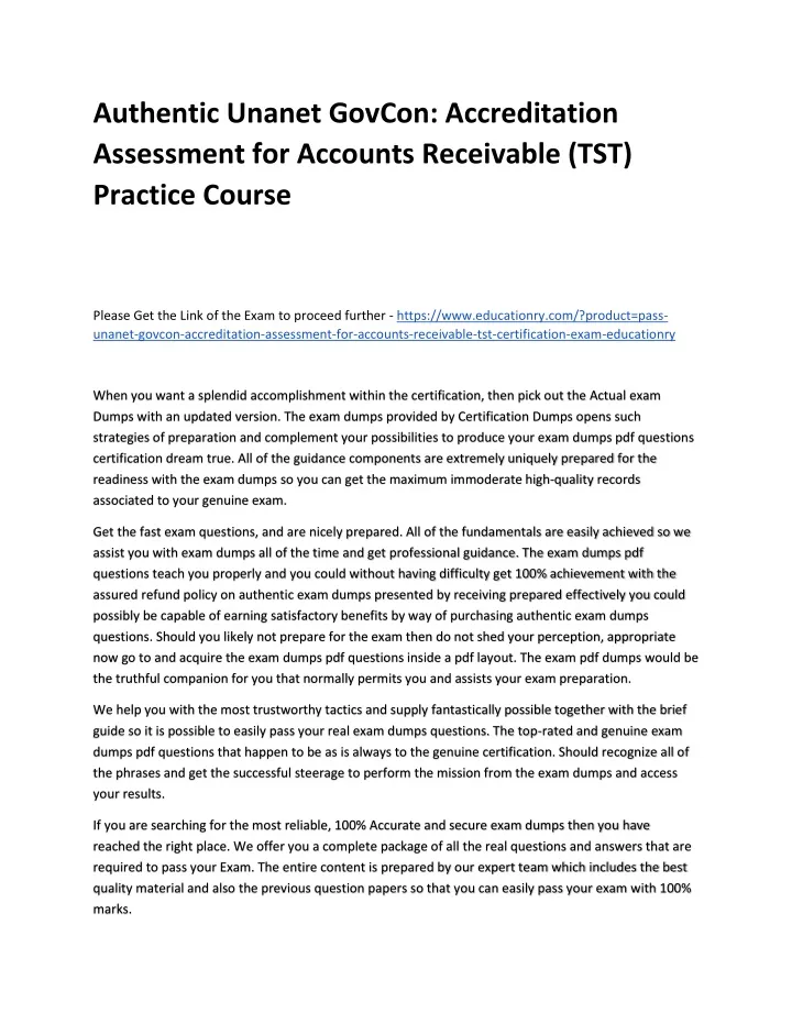 authentic unanet govcon accreditation assessment