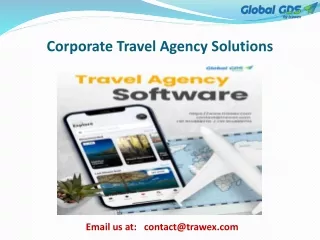 Corporate Travel Agency Solutions