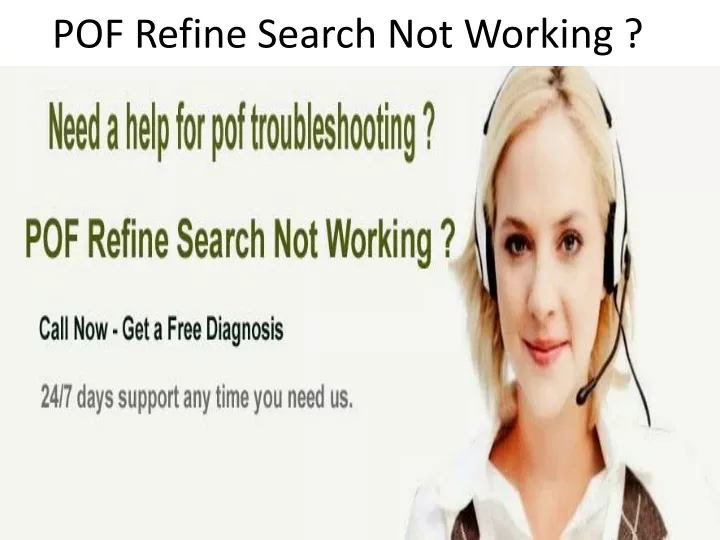 pof refine search not working