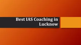 Best IAS Coaching in Lucknow