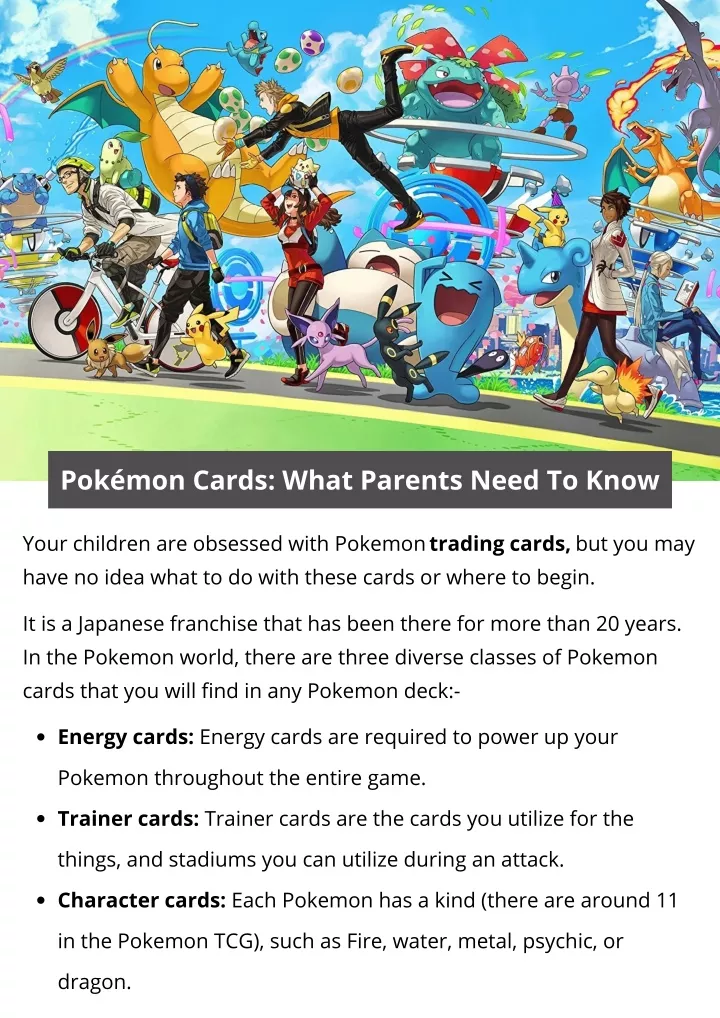 pok mon cards what parents need to know