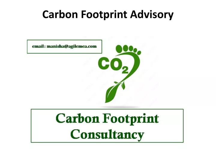 carbon footprint advisory