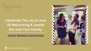 Celebrate The Joy & Love Of Welcoming A Jewish Girl Into Your Family.