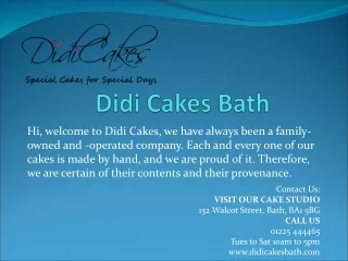 Order Birthday Cake Online | Didicakesbath