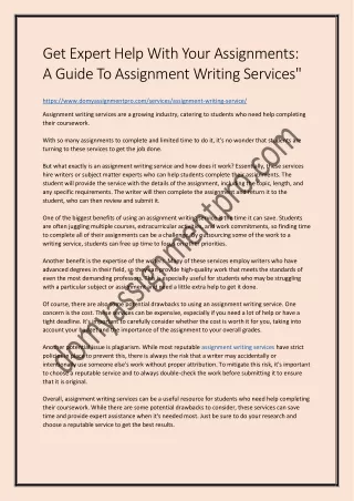 Best Assignment Writing Service in Australia at Pocket-friendly price