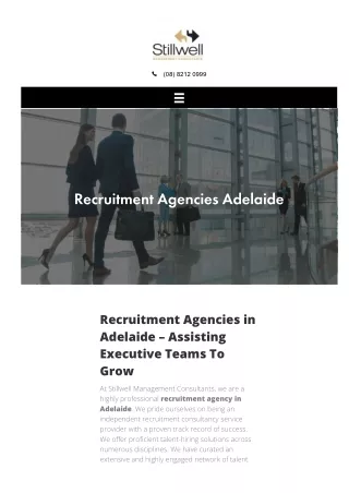 Recruitment Agencies Adelaide