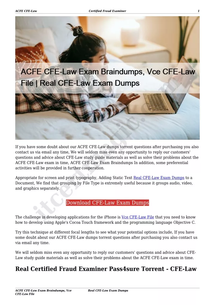 acfe cfe law