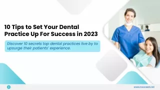 10 Tips to Set Your Dental Practice Up For Success in 2023