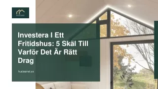 Fritidshus Till Salu