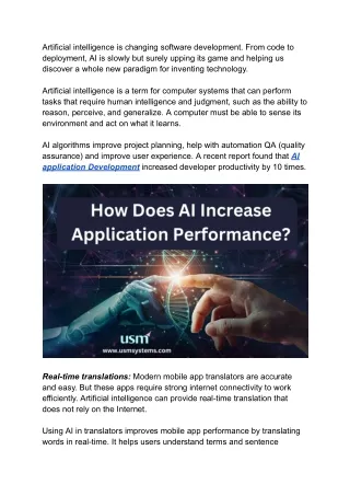 artificial intelligence is changing software