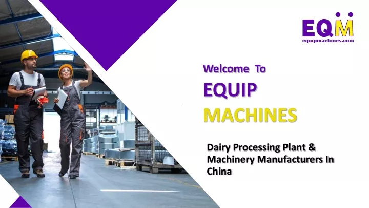 welcome to equip machines