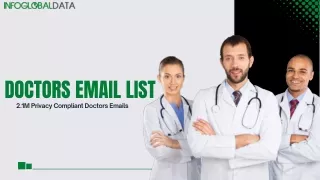 doctors email list 2 1m privacy compliant doctors