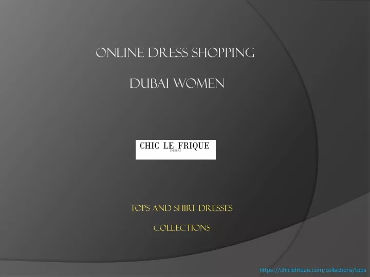 online dress shopping dubai women