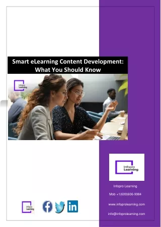 smart elearning content development what
