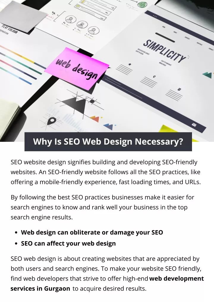 why is seo web design necessary