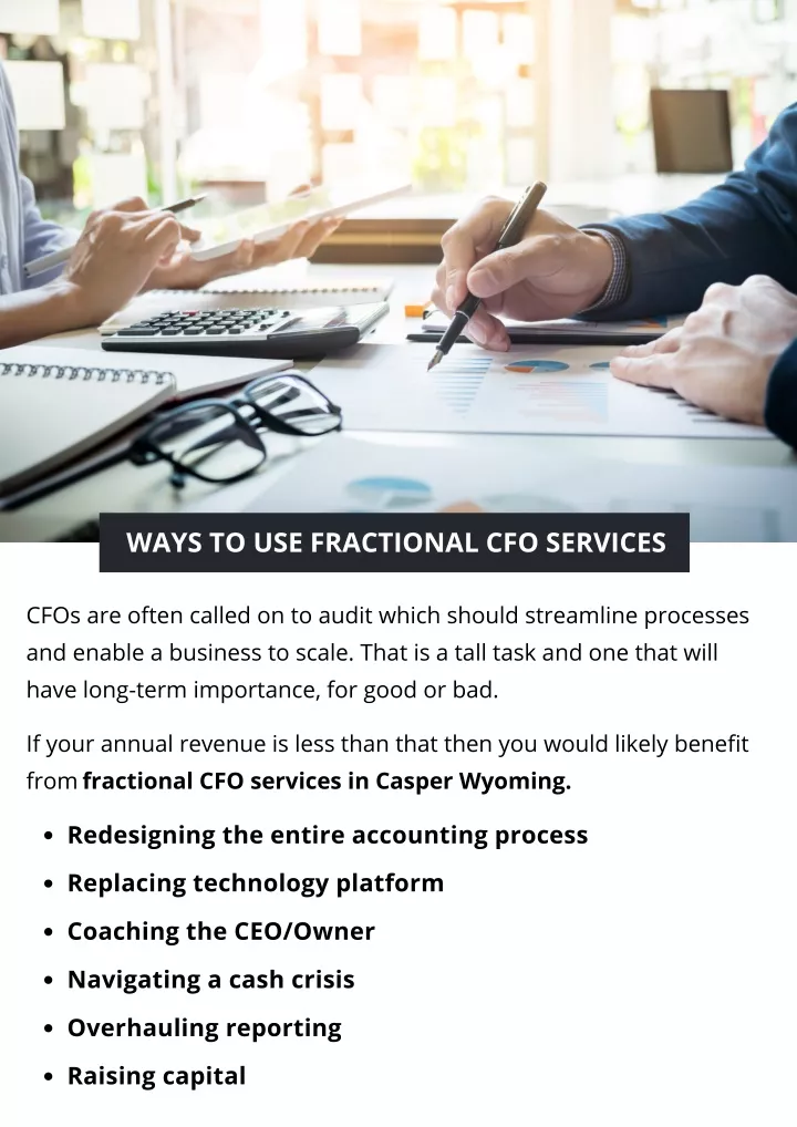 ways to use fractional cfo services