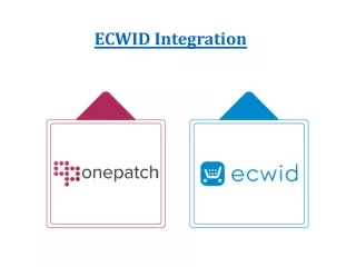 ecwid integration