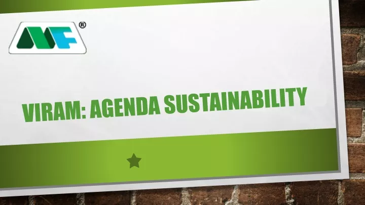 viram agenda sustainability