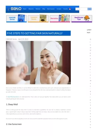 5 Proven Ways To Get Fair Skin Naturally