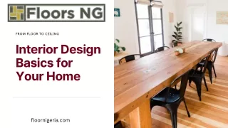 Why Floor Tiles Are Today's Biggest Trend in Nigeria