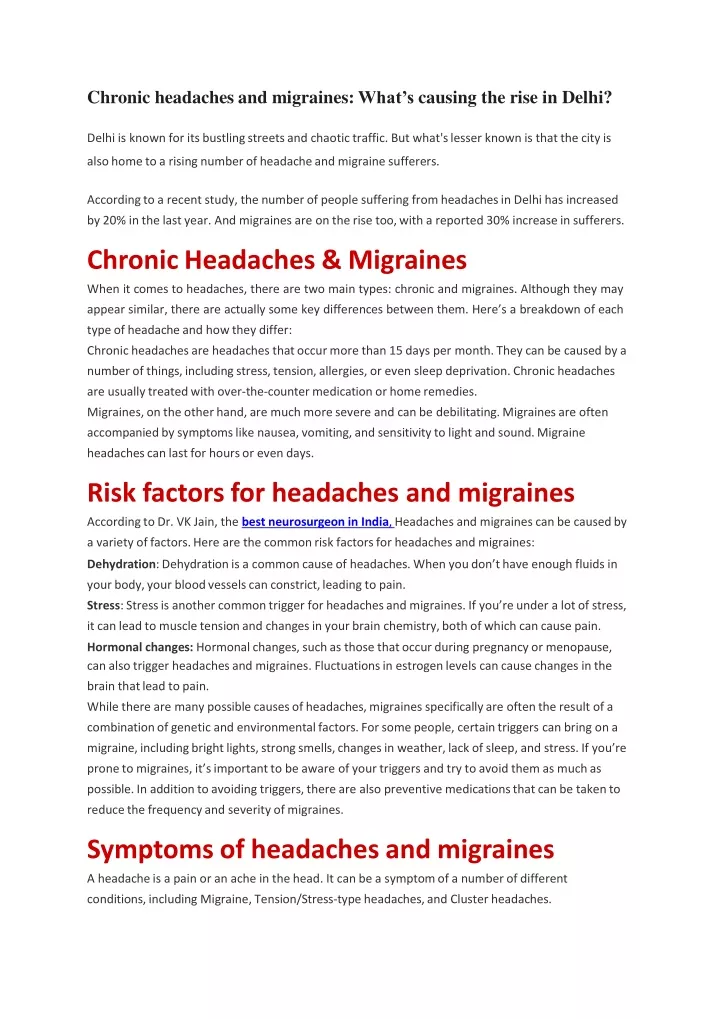 chronic headaches and migraines what s causing