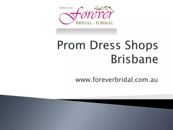 prom dress shops brisbane