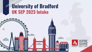 University of Bradford | UK SEP 2023 Intake