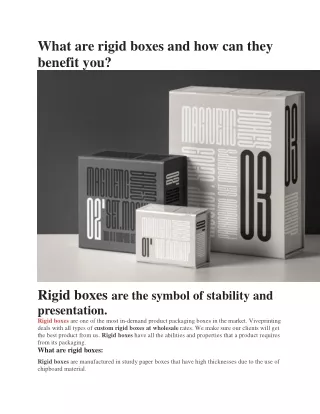rigid boxes uk