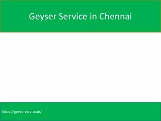 geyser service in chennai