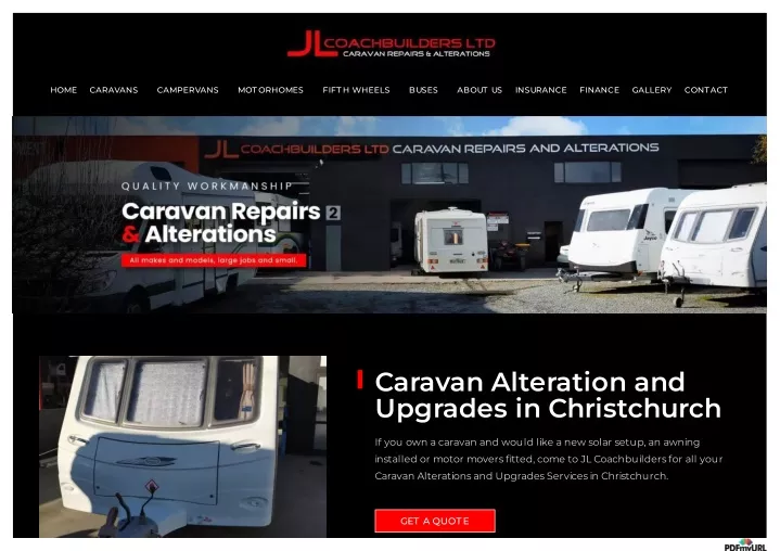 PPT Caravan Alteration and Upgrades in Christchurch PowerPoint