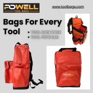 Bags For Every Tool