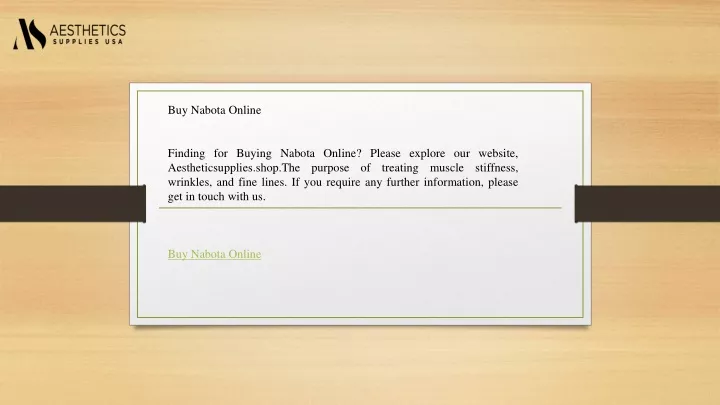 buy nabota online finding for buying nabota