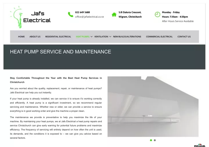 PPT Heat Pump Services Christchurch Heat Pump Repairs and Service