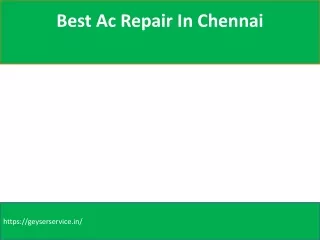 ac repair and service in chennai