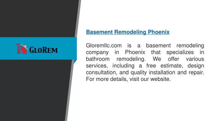 basement remodeling phoenix gloremllc